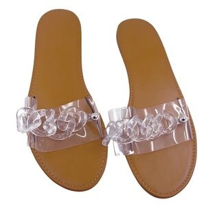 Step into Elegance: The Exquisite Chain-Style Ladies Sandals‎ Collection Size 11